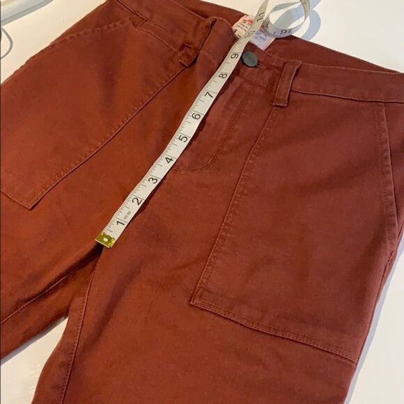 Sanctuary Fast Track Zip Chino in Rust Size 27 - Picture 10 of 11